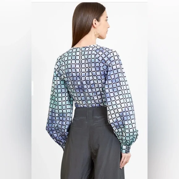 Rachel Comey Soon Top Black & Blue  8 - Picture 5 of 16